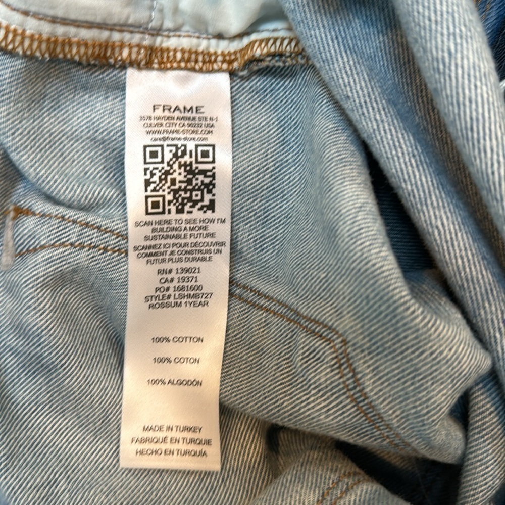 NWT Frame Le Super High Mini Boot Cut Jeans in Rossum 1year Revolve - Picture 9 of 9